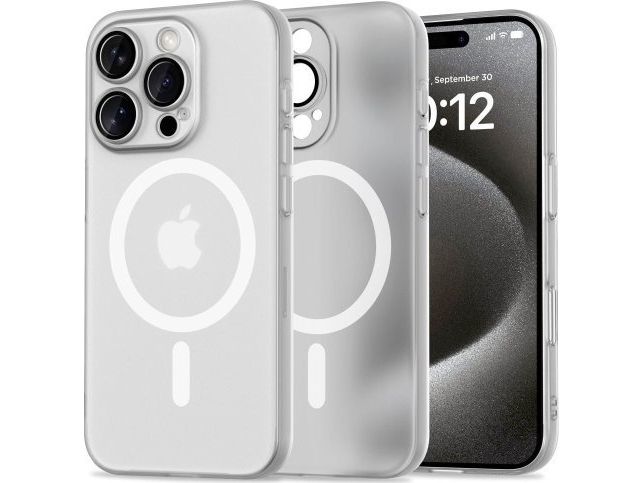 Tech-Protect Tech-Protect Magslim Magsafe Iphone 16 Pro Max Matte/White