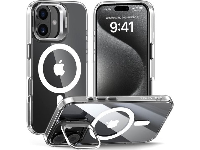 Tech-Protect Tech-Protect Magstand Magsafe Iphone 16 Clear