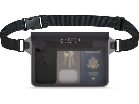 Tech-Protect TECH-PROTECT UWP10 universel vandtæt etui 10” sort/transparent