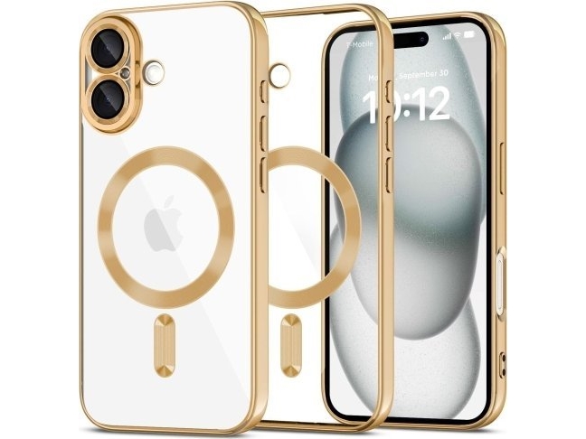 Tech-Protect TECH-PROTECT MAGFLEX MAGSAFE IPHONE 16 SHINY GOLD | Datorer & Surfplattor - Tillbehör till surfplattor - Skärmskydd | GameStuff