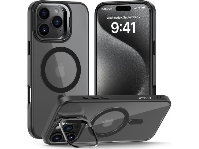 Tech-Protect Tech-Protect Magstand Magsafe Iphone 16 Pro Matte Black