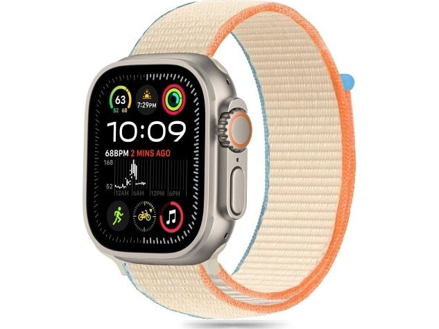 Tech-Protect Tech-Protect Nylon Apple Watch 6 / 7 / 8 / 9 / 10 / Se / Ultra 1 / 2 (44 / 45 / 46 / 49 Mm) Cream