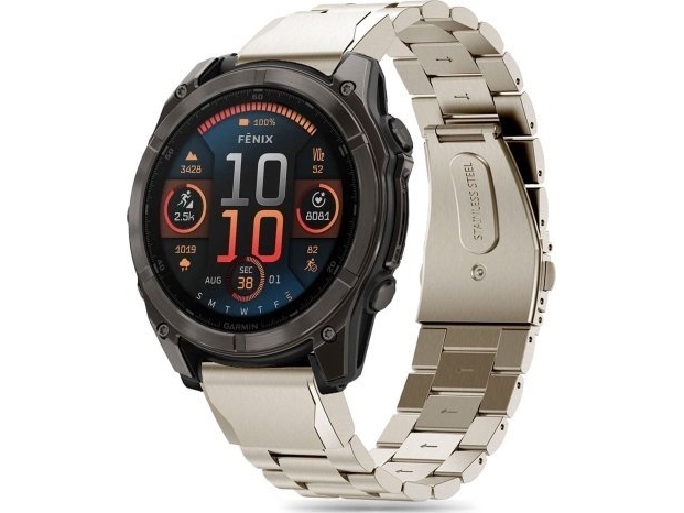 Tech-Protect Tech-Protect Stainless Garmin Fenix 5X / 5X Plus / 6X / 6X Pro / 7X / 8 (51 Mm) Titanium