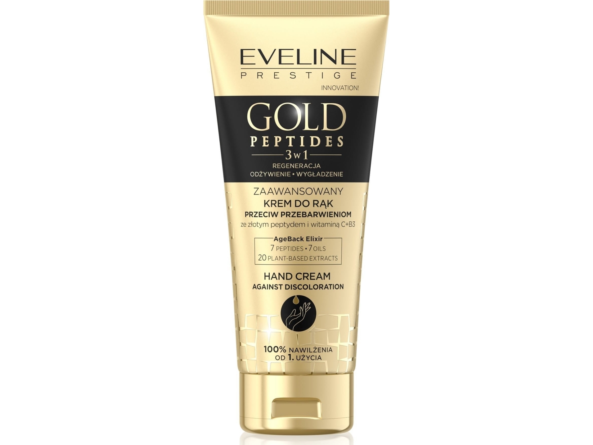 Eveline Eveline Gold Peptide Advanced Hand Creme 3In1 - Gegen Verfärbungen 75 Ml