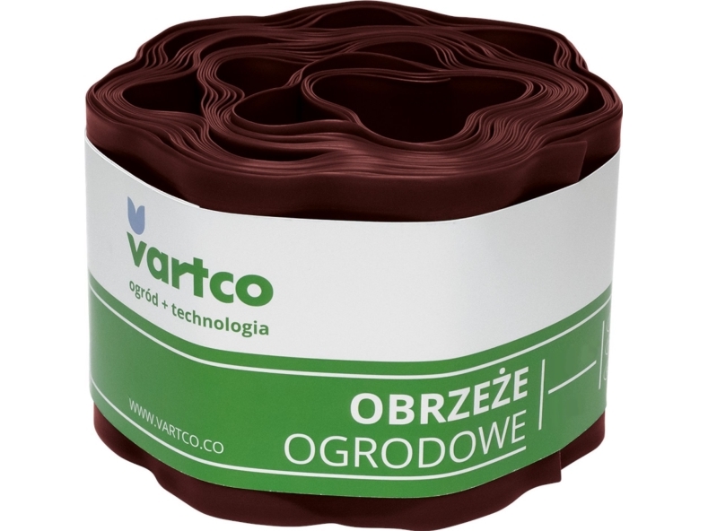 Agaplast Korrugerad trädgårdskant 10cm x9m Vartco brun | Trädgården - Trädgårdstillbehör | GameStuff