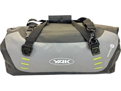 YAK YAK Dry holdall 40L – sort/grå/lime 7003338