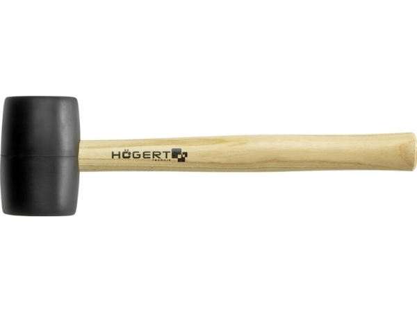 Högert Technik Gummihammer Schwarz 680G