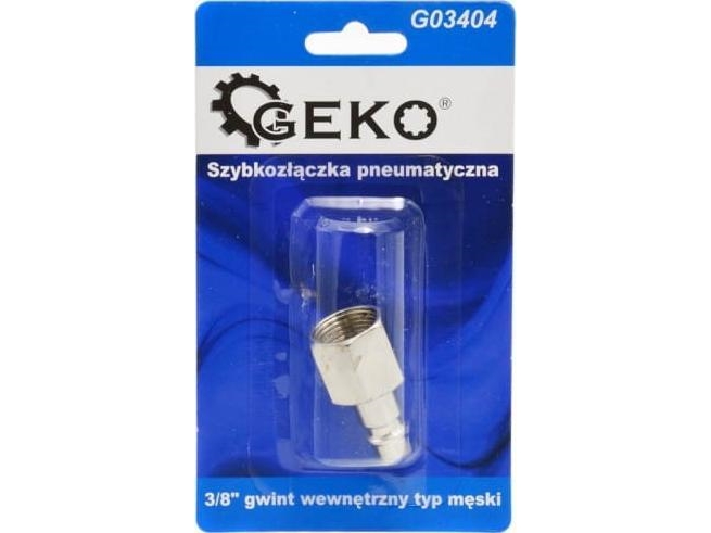 Geko Pneumatiske Gevindtænger/Sæt (3/8" Indvendigt Gevind) Type Meski G03404 (Blister)