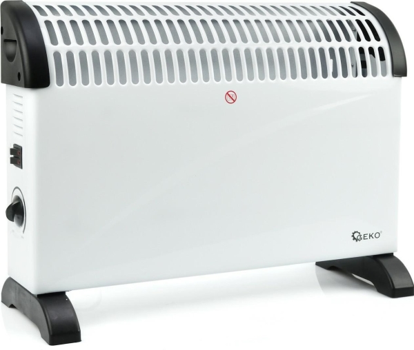 Geko Konvektorovn Hvid Med Termostat 2000W