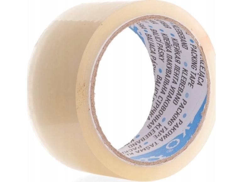 Geko Pakke-/Folietape 48 Mm X 50 M – Gennemsigtig (6/120)