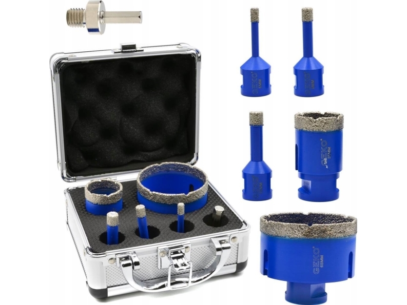 Geko Diamant-Bohrkronen-Set 6–68 Mm (6-Tlg.)