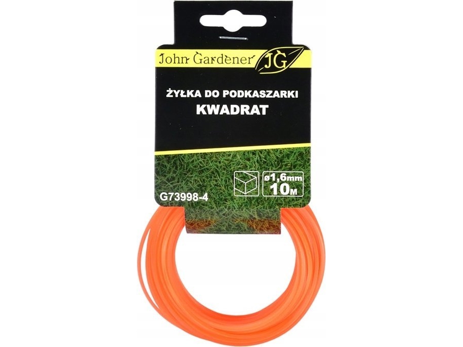 Geko Line For Trimmer Firkant 1,6Mmx10m (20/240)
