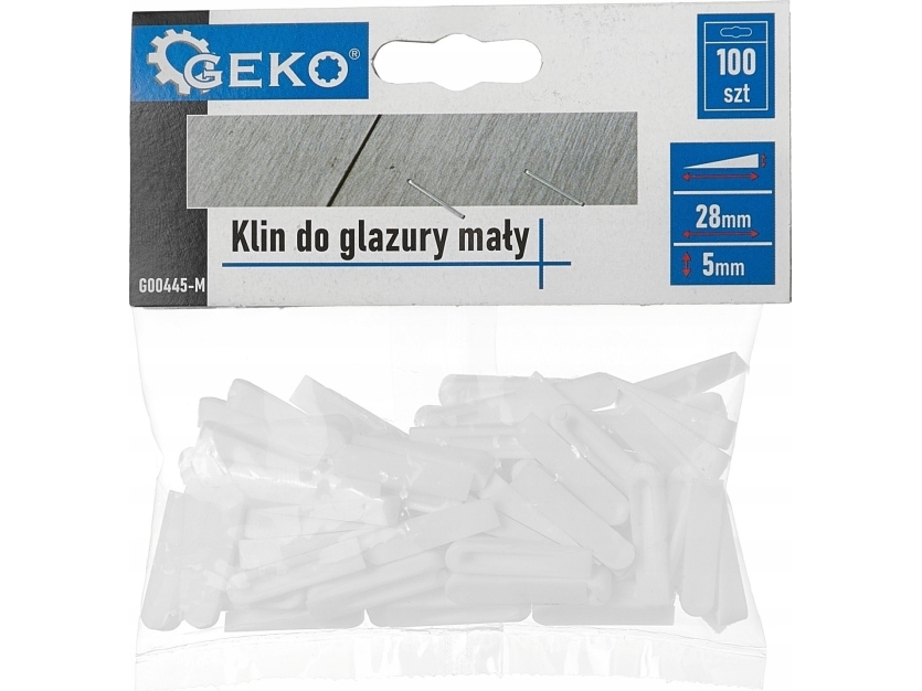 Geko Glasur-Keile Groß 9,0 Mm - Ve 50 Stk. (100)