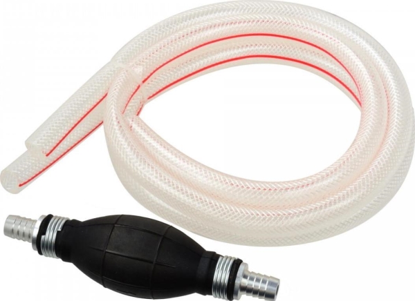 Geko MANUELL BRÄNSLEPUMPA PUMP 12MM MED 2X1M SLANG - GRUSH (50) G00992 GEKO | Marin - Säkerhetsutrustning - Pumper | GameStuff