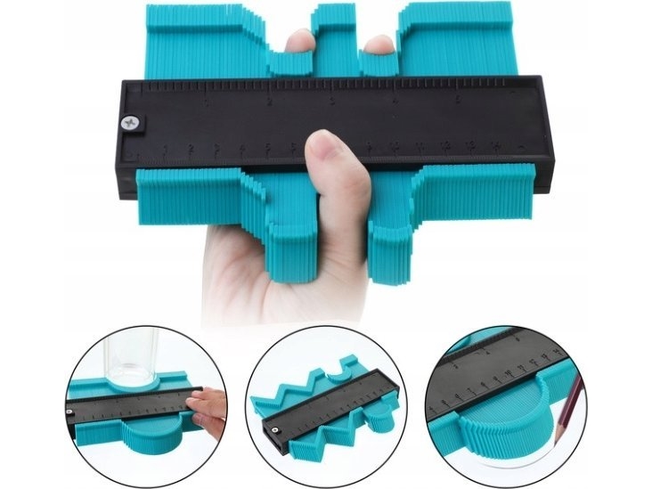 Geko mall - mått för att kopiera former - duplicator 12 cm (50) | Lauritz Knudsen - LK FUGA - Strömbrytare & Kontaktdon | GameStuff