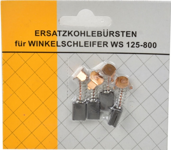 Geko kolborstar slipmaskin 125 blister 4 st 5x8x10 (G00474)