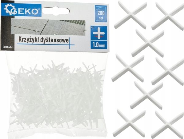 Geko afstandsstykker/afstandsklodser 1,0 mm - 200 stk (100)