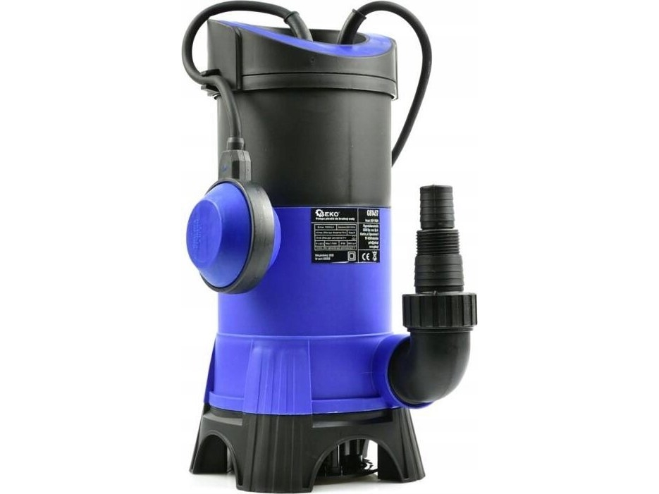 Geko Kunststoffpumpe Für Schmutzwasser 1100W (4)