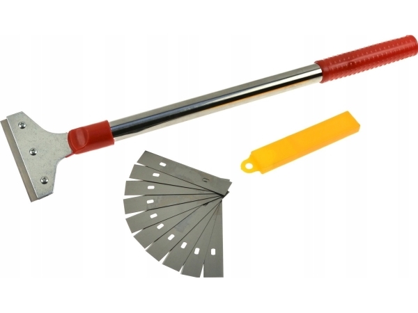 Geko Skrapa för borttagning av färg från väggar och glas 48cm + 10 blad (150) | Färg & Tillbehör - Målningsverktyg - Skrapor | GameStuff