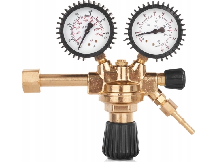 Geko Reduktor CO2/ARGON 200 BAR (10) | Pizzaugnar och tillbehör - Pizza ugn - Gasregulatorer | GameStuff