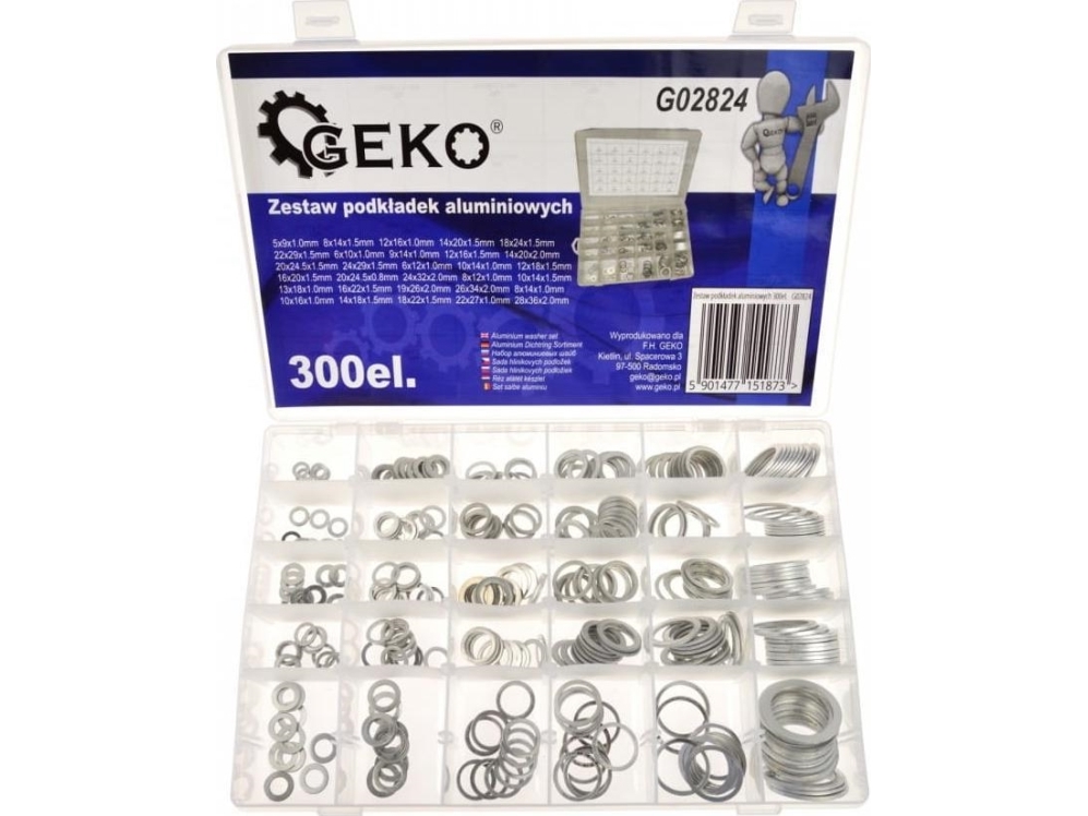 Geko ALUMIINITIIVISTEET 300EL. (20) G02824 GEKO