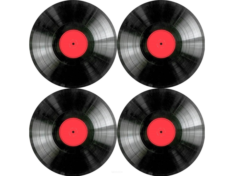 Bertoni 4D apvalaus stalo kilimėlių rinkinys - VINYL