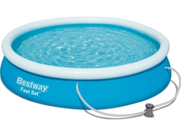 Bestway Swimming Pool Fast Set Med Tillbehör, 366 X 76 Cm, 57274 Lumarko!