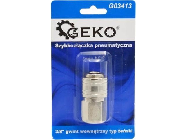 Geko Schnellkupplung Pneumatisch Typ Zi, 3/8" Innengewinde (Blister) 10/100 G03413