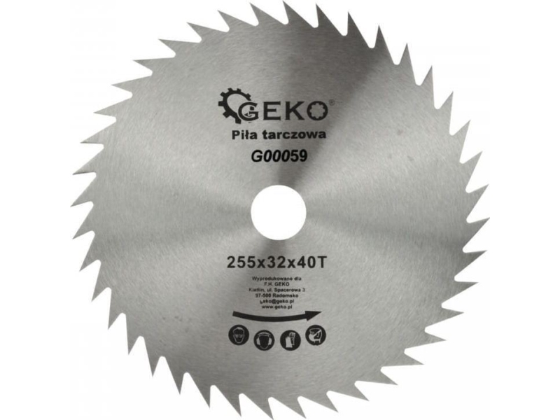 GEKO savklinge til træ 250x32x40T B/W G00059