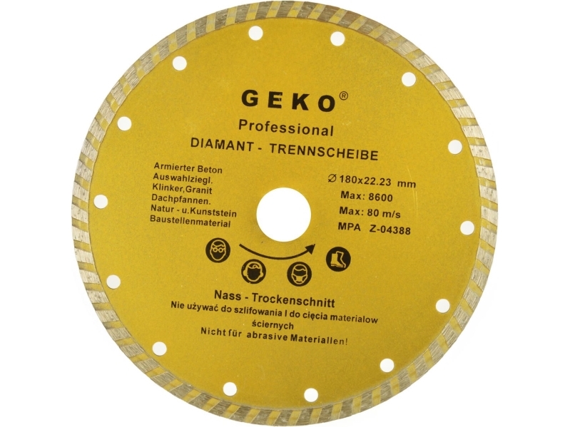 Geko Diamantblatt 180Mm Turbo (G00262)