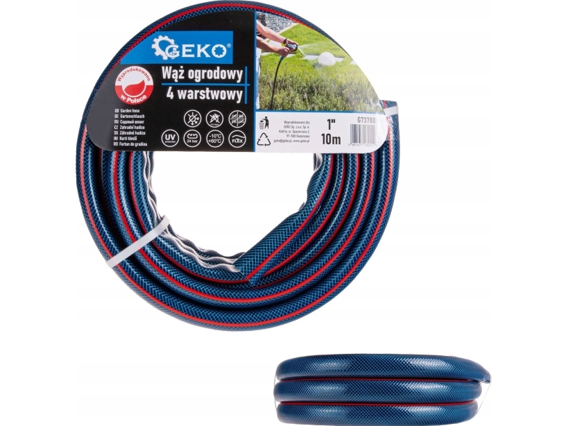 Geko Have-/Grillskønt 4-Lags 1" 10 M