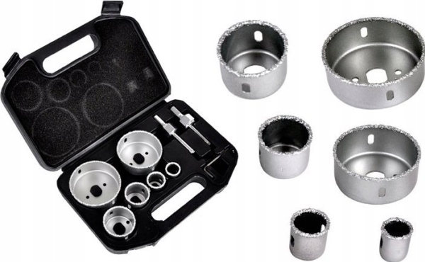 Geko Set Lochsägen Wolfram 22-73 Mm 9-Tlg. (24)