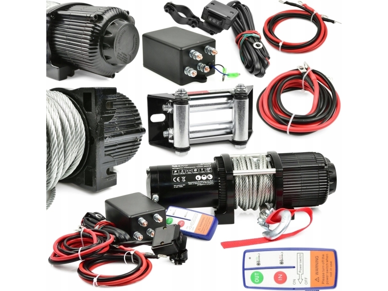 Geko elektrisk spil 12V 4500LB (2)