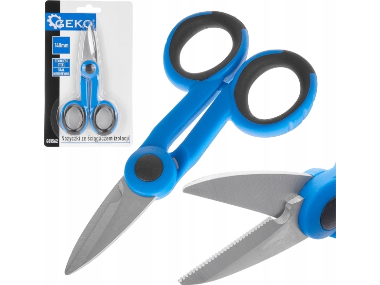 Geko-saks med kabelstripper 140 mm (12/144)