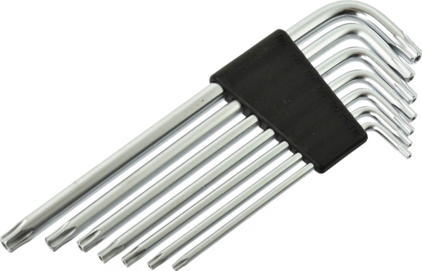 Geko Kompletter Torx-Schlüsselsatz T10-T40 7-Tlg. (12/60)
