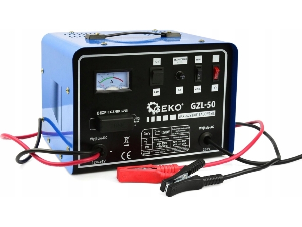 Geko 12/24V biloplader GZL-50 (1)