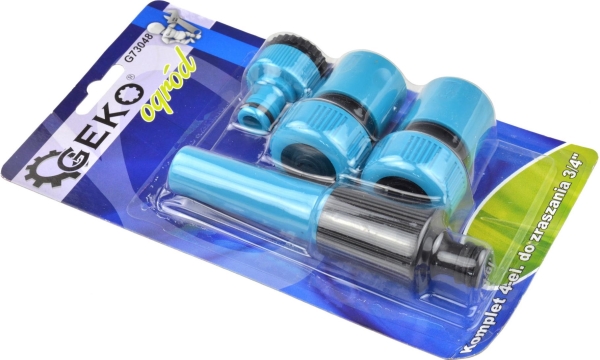 Geko Für Sprinkler 4 Stück 3/4" /Blister Blue Line (20/80)