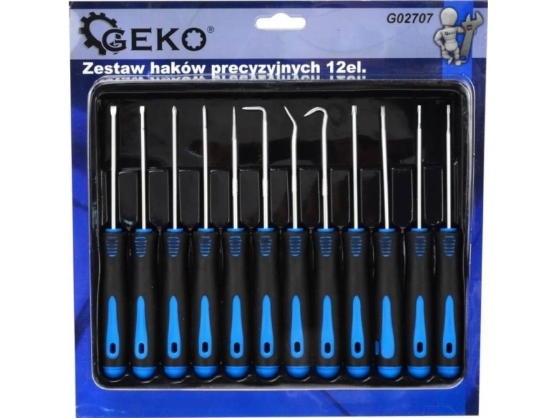 Geko PRECISIONSKROKAR 12EL.(48) G02707 GEKO | Verktyg & Verkstad - Infästning - Krokar & tillbehör | GameStuff
