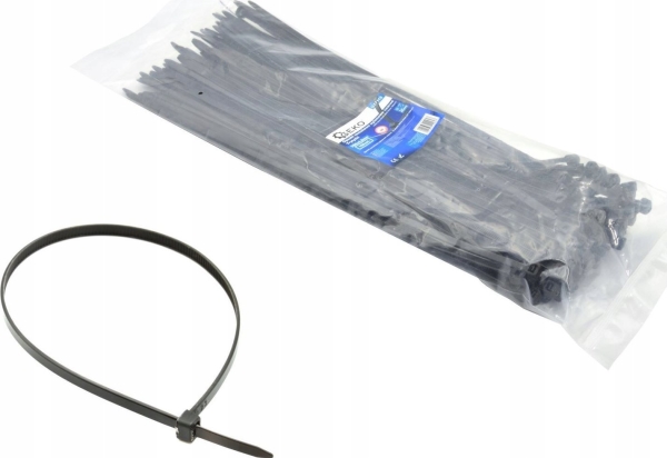 Geko Nylon Strips Sorte 250X7,6 Mm Uv 100 Stk.