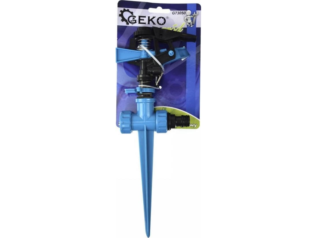 Geko Pulsierender Sprinkler Aus Kunststoff Blue Line (10/50/100) G73050 Geko