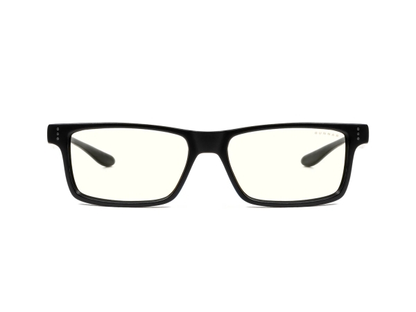 Gunnar Optiks Vertex, Unisex, Rektangel, Mode, Svart, Plast, Transparent