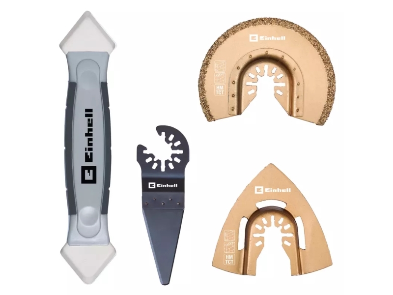 Einhell 49708750, Accessory Set, Metal, Plastic, Wood, Black, Brown, 4 Pc(S)