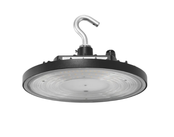 OPPLE Lighting Highbay Basic, Kiinteä kiinnitys, musta, musta, Alumiini, Polykarbonaatti (PC), Pyöreä, IK08