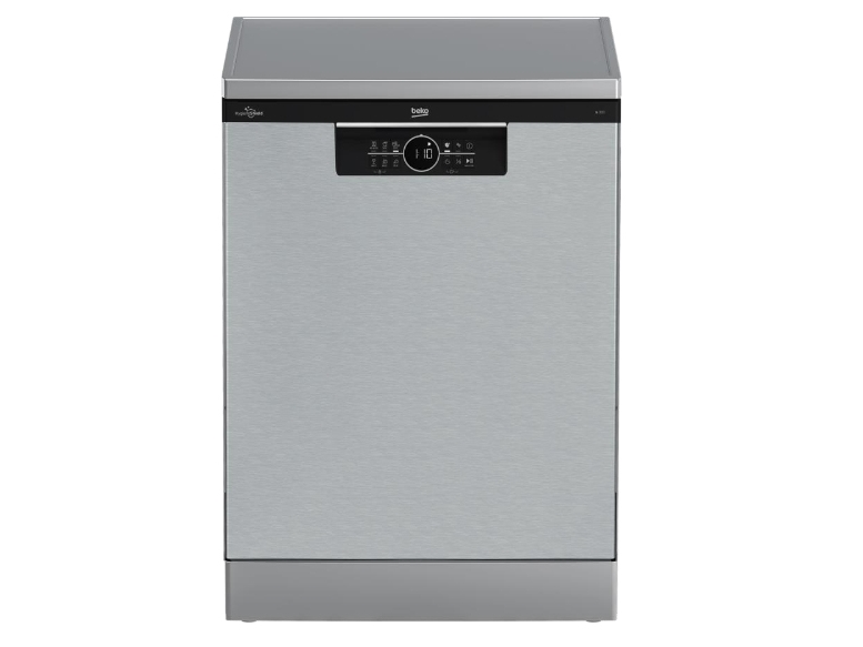 Beko b300 BDFN26531X, Frittstående, Full størrelse (60 cm), Rustfritt stål, Svart, Berøringskontroll, LED