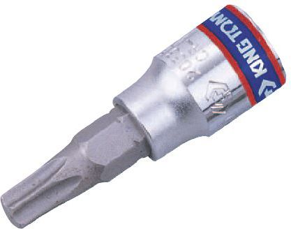 King Tony 203710, 1 Stk, Torx, T10h, Krom, Stål, 37 Mm, 14 G