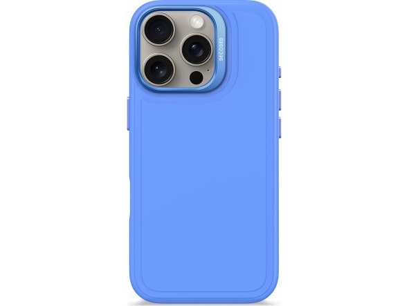 Decoded Antimicrobial Silicone Stacks Backcover - Beskyttelsesetui I Silikone Til Iphone 16 Pro Kompatibelt Med Magsafe (Super Sonic)
