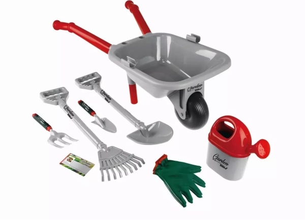 Dedra Liten trädgårdsmästarleksak med skottkärra | Utomhusleksaker - Gå / Löpande fordon - Skottkärror för barn | GameStuff