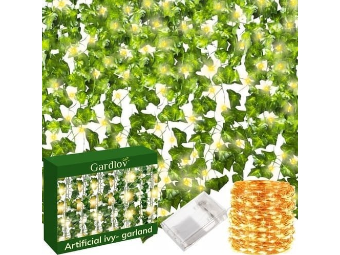 Naturlig Kunstig Vinstok med LED Belysning Perfekt til Indretning