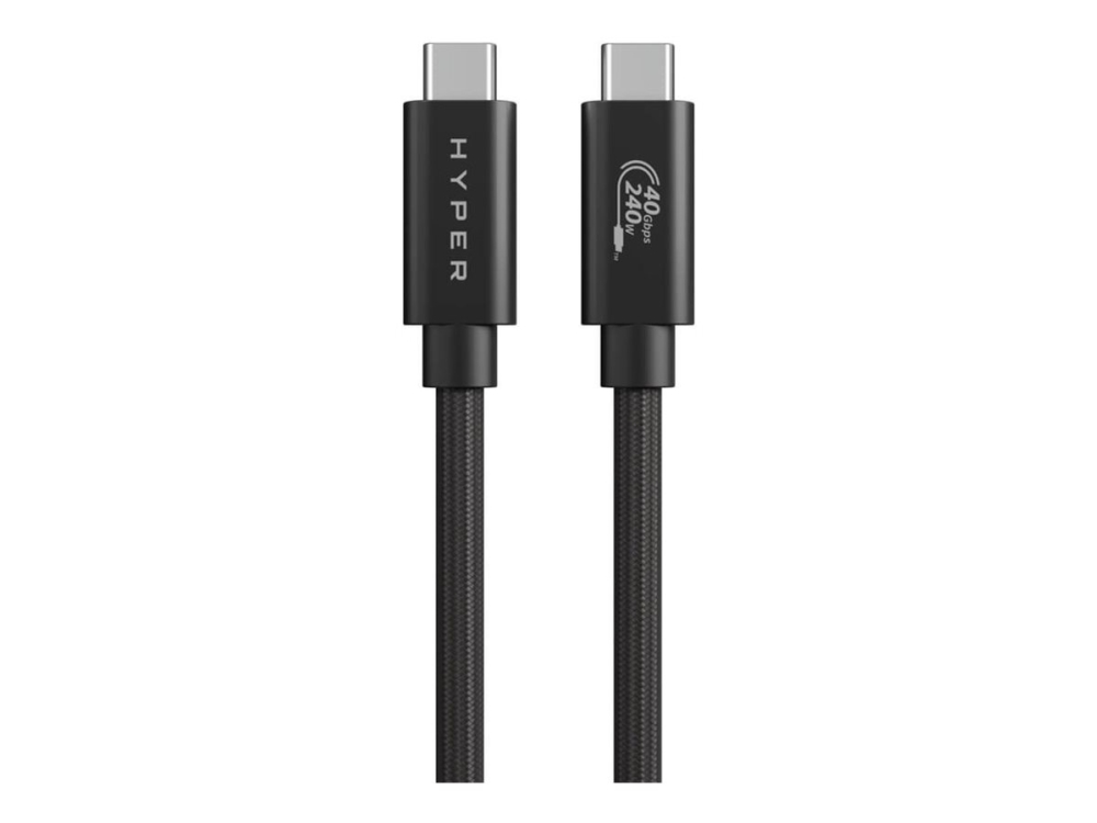 Targus Hyperdrive Next, 1,2 M, Usb C, Usb C, Usb4 Gen 3X2, 40 Gbit/Sek, Sort