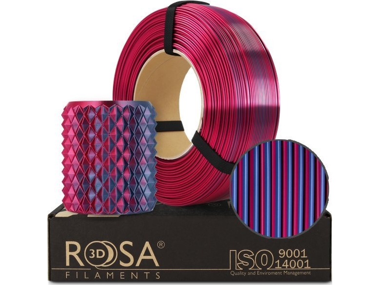 Rosa3d Filament Rosa3d Refill Pla Magic Silk 75mm Midnight City 1kg